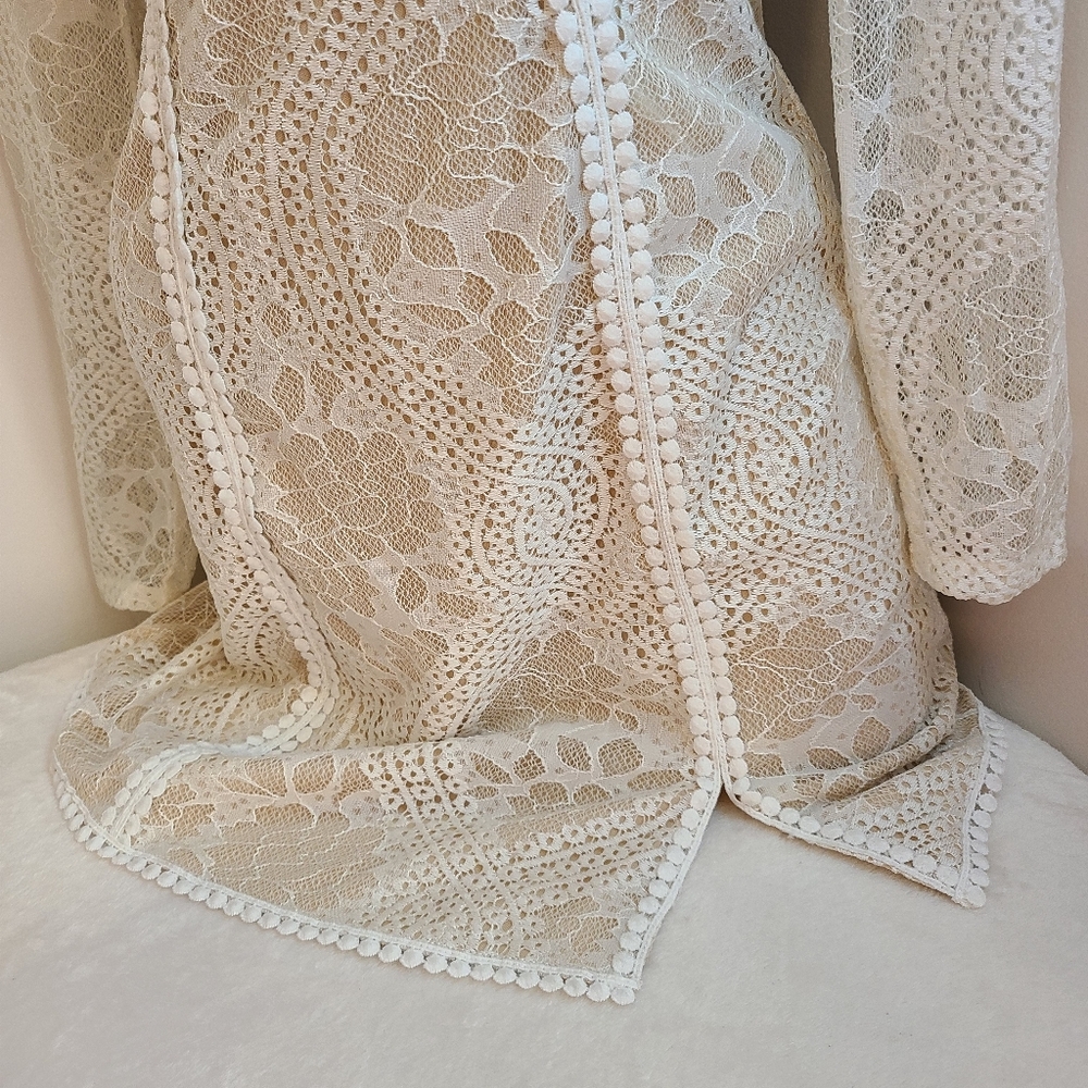 Selfie Leslie Palm Springs Emme Lace Dress Size Lg - Picture 5 of 8
